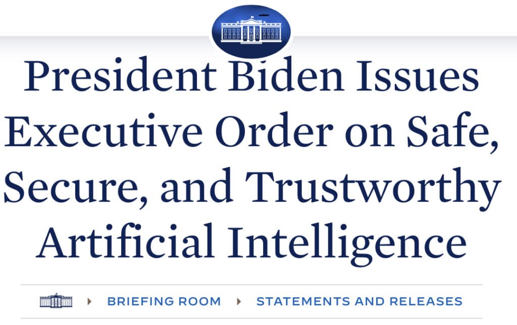 White House Issues Executive Order on Artificial Intelligence - ArchonOne